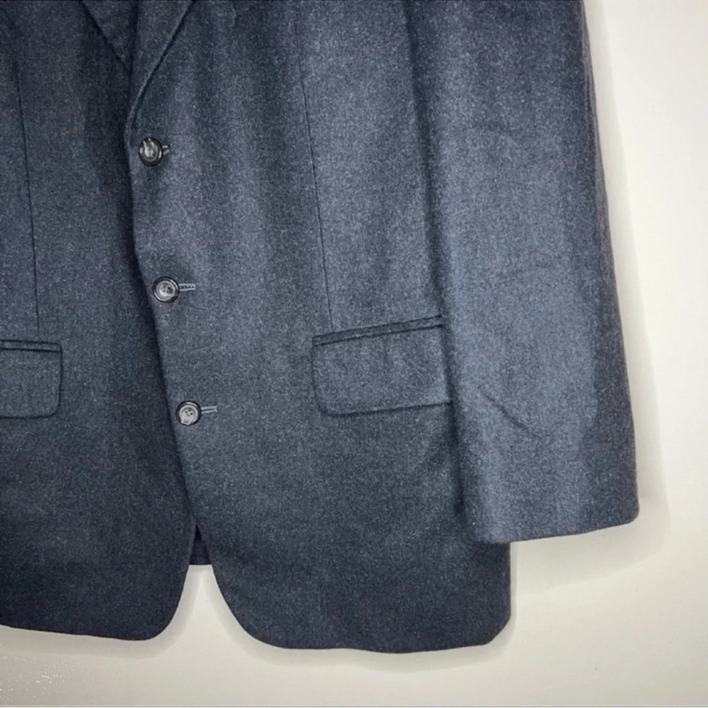 Oscar de la Renta Wool/Cashmere Blend Blazer 44R